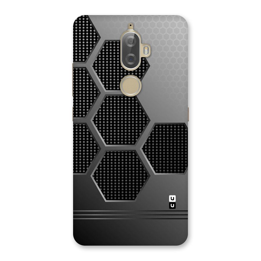 Grey Black Hexa Back Case for Lenovo K8 Plus