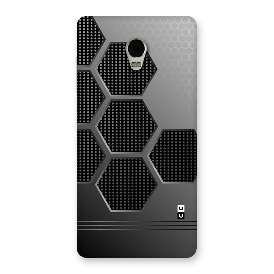 Grey Black Hexa Back Case for Lenovo Vibe P1