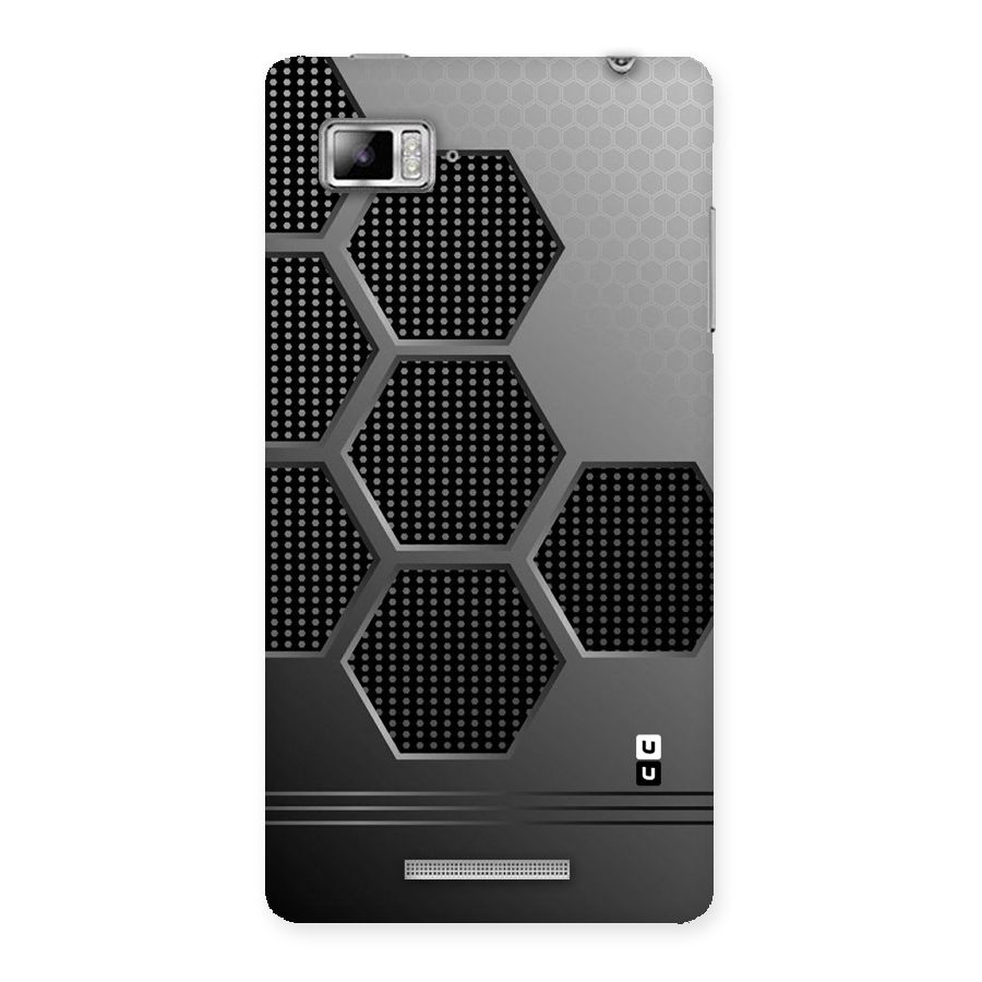Grey Black Hexa Back Case for Lenovo Vibe Z K910
