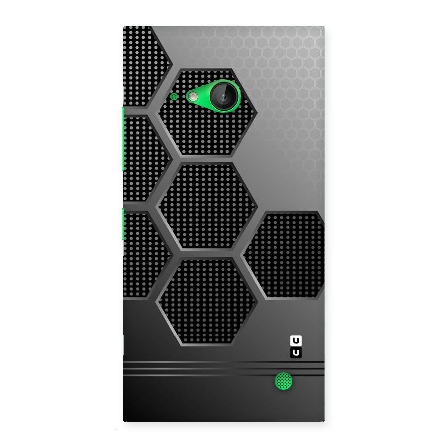 Grey Black Hexa Back Case for Lumia 730