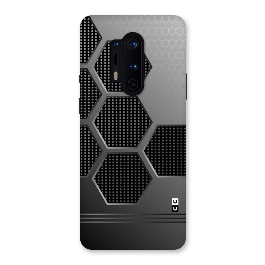 Grey Black Hexa Back Case for OnePlus 8 Pro