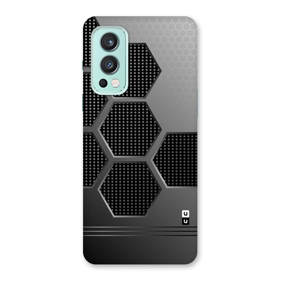 Grey Black Hexa Back Case for OnePlus Nord 2 5G