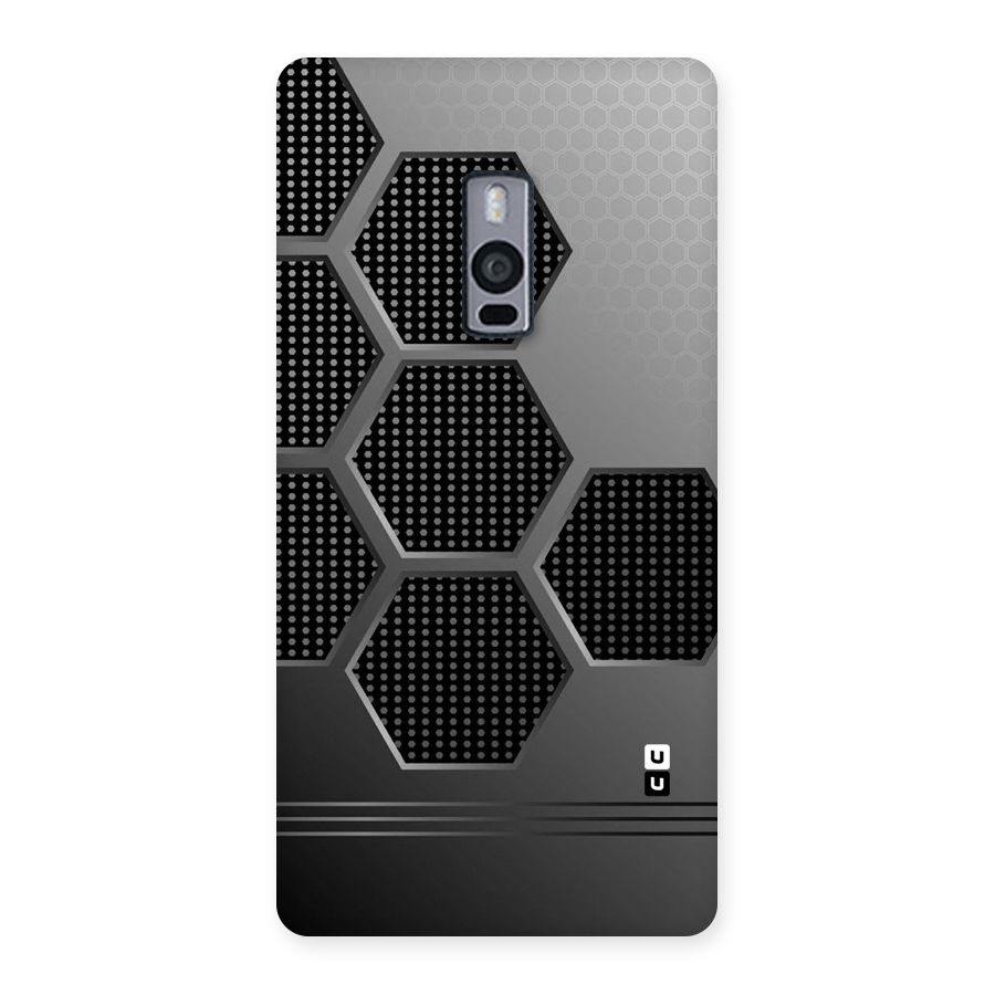 Grey Black Hexa Back Case for OnePlus Two