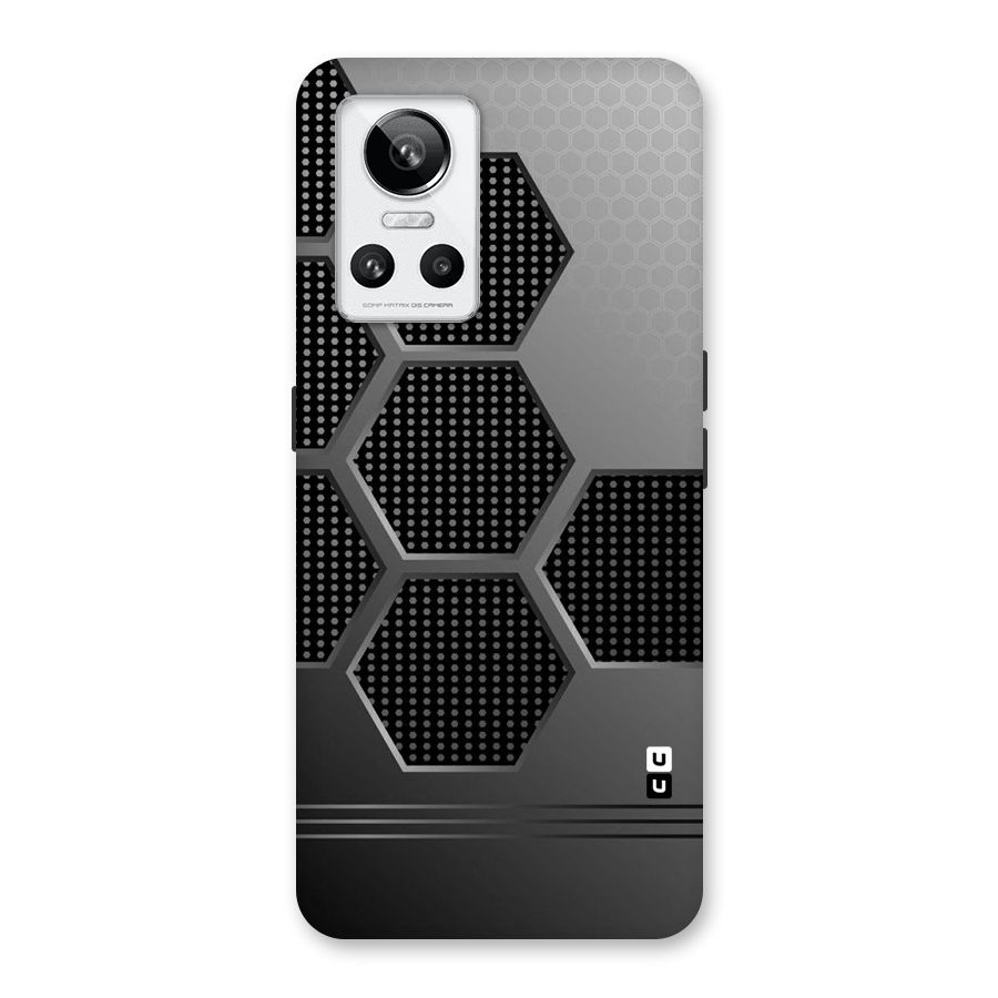 Grey Black Hexa Back Case for Realme GT Neo 3