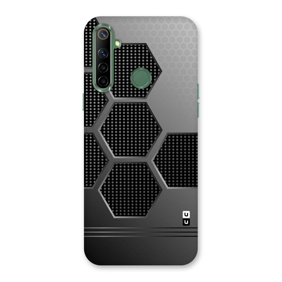 Grey Black Hexa Back Case for Realme Narzo 10