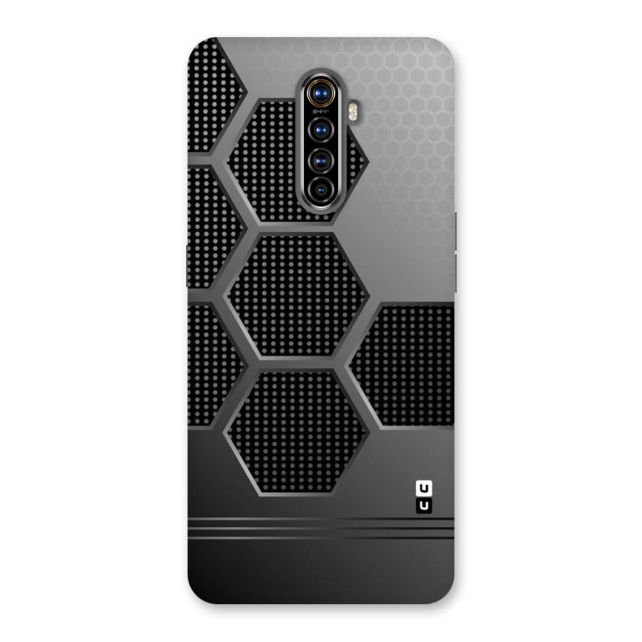 Grey Black Hexa Back Case for Realme X2 Pro