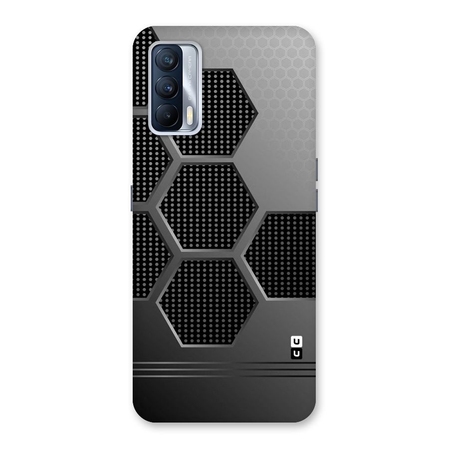 Grey Black Hexa Back Case for Realme X7