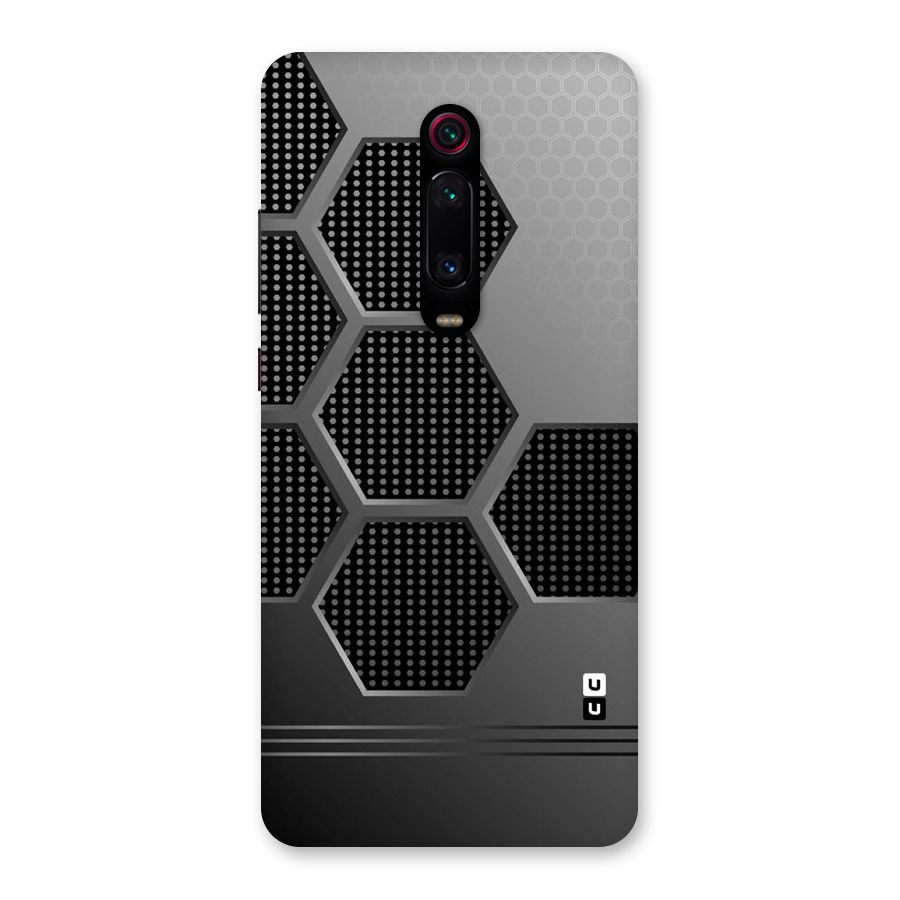 Grey Black Hexa Back Case for Redmi K20