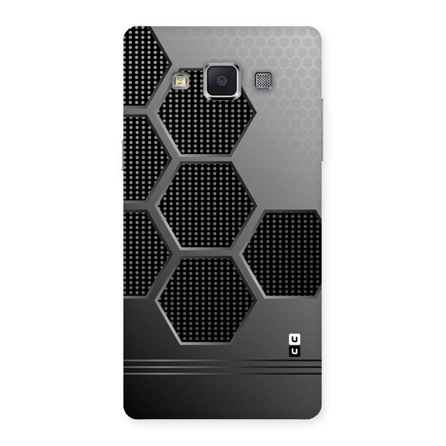 Grey Black Hexa Back Case for Samsung Galaxy A5