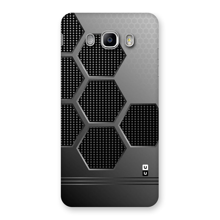 Grey Black Hexa Back Case for Samsung Galaxy J5 2016