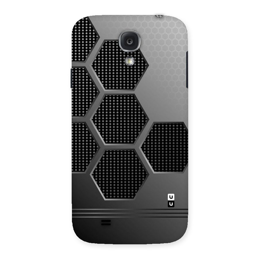 Grey Black Hexa Back Case for Samsung Galaxy S4