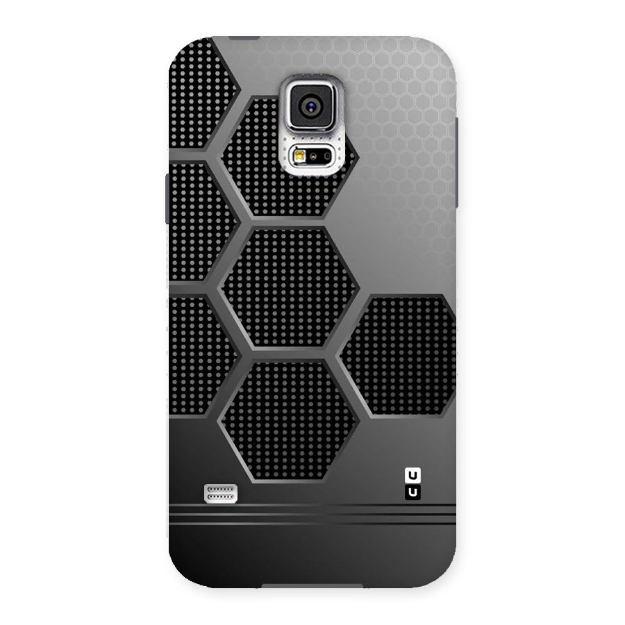 Grey Black Hexa Back Case for Samsung Galaxy S5