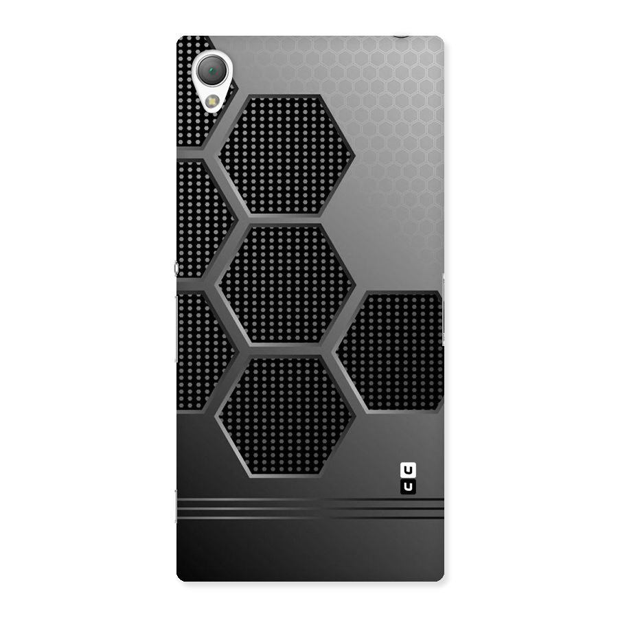 Grey Black Hexa Back Case for Sony Xperia Z3