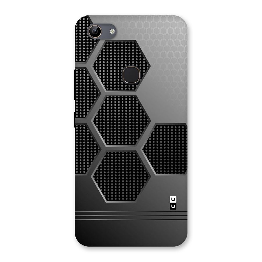 Grey Black Hexa Back Case for Vivo Y81