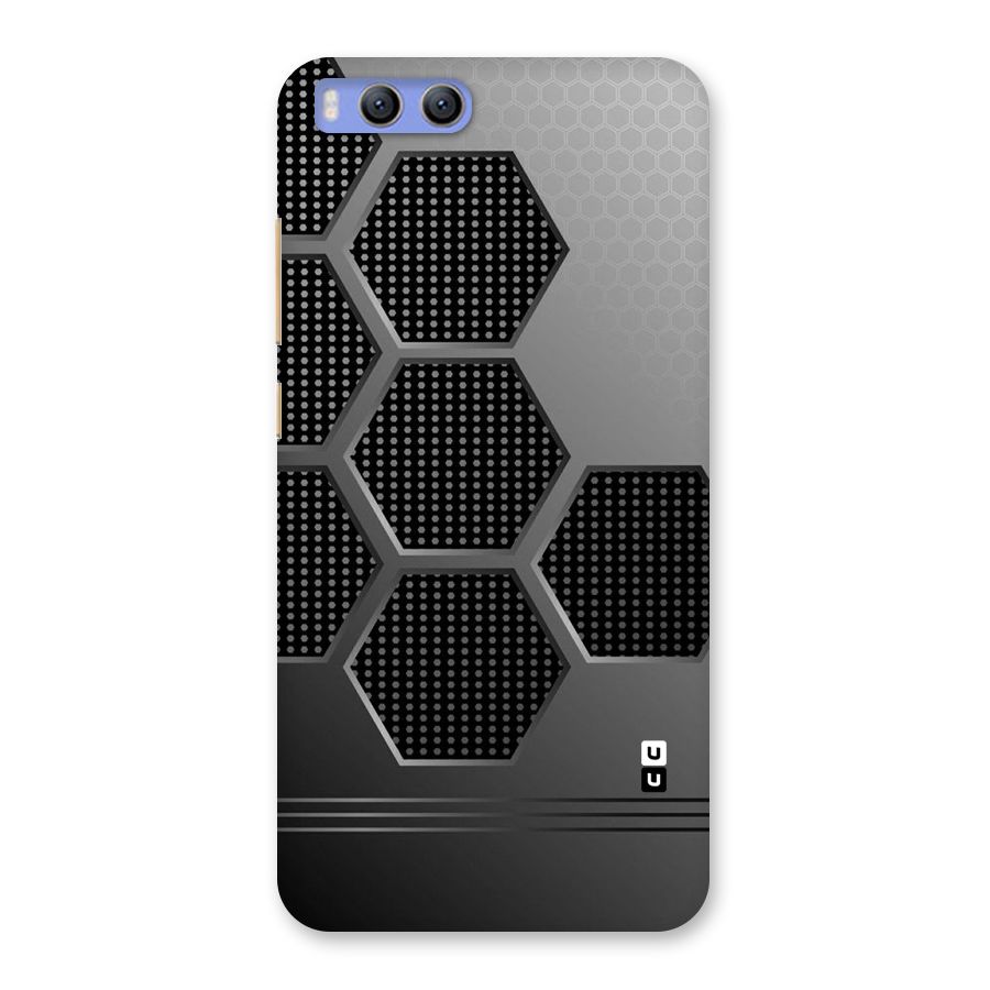 Grey Black Hexa Back Case for Xiaomi Mi 6