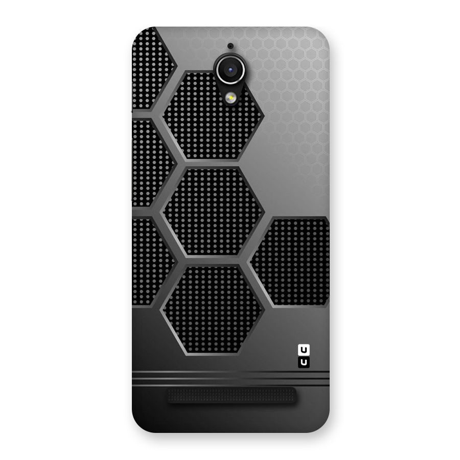Grey Black Hexa Back Case for Zenfone Go
