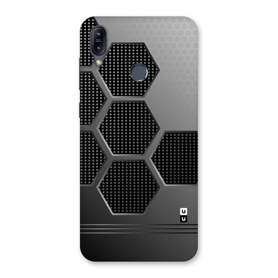 Grey Black Hexa Back Case for Zenfone Max M2