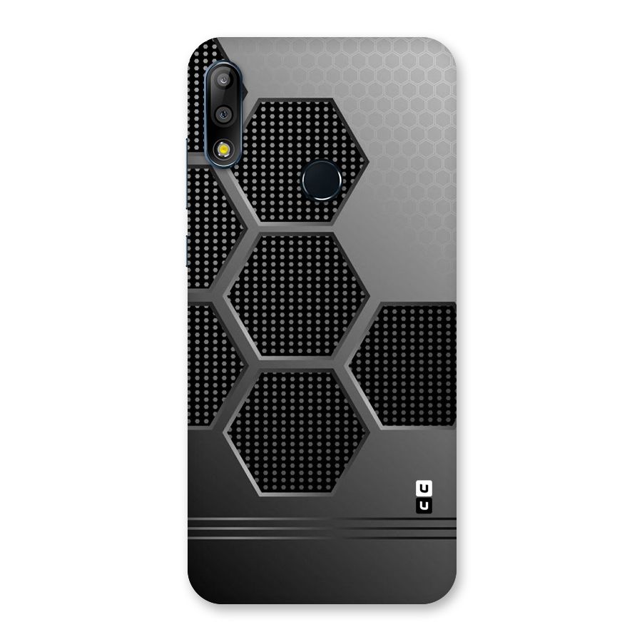 Grey Black Hexa Back Case for Zenfone Max Pro M2