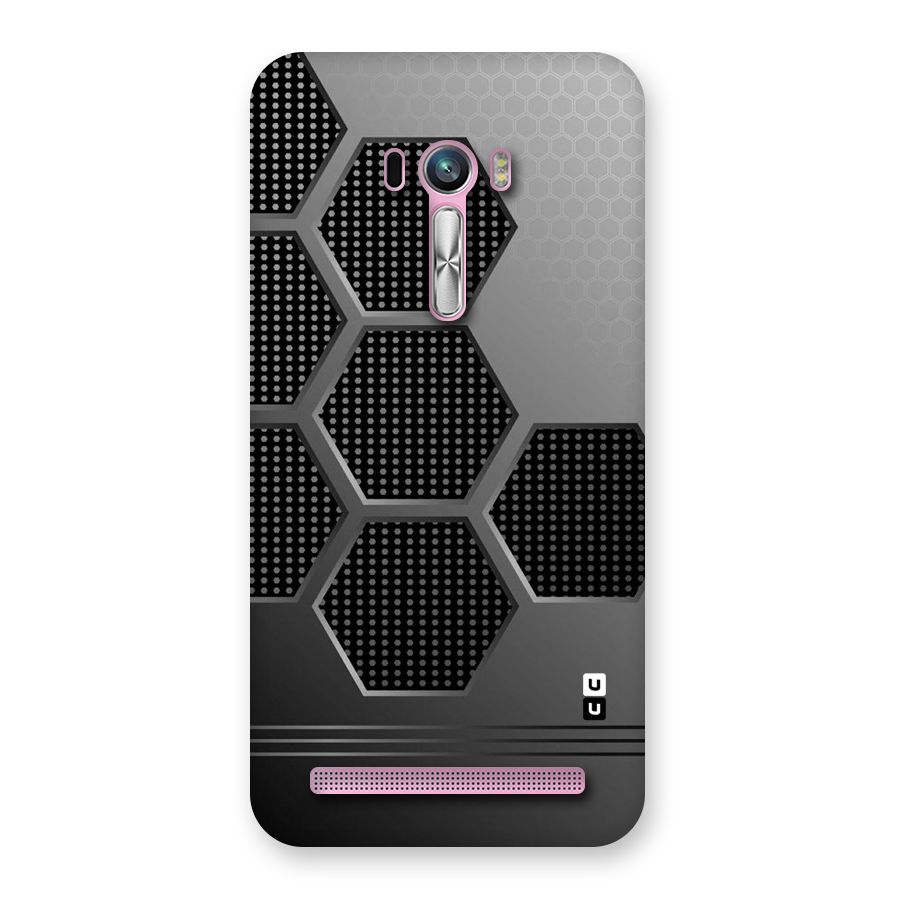 Grey Black Hexa Back Case for Zenfone Selfie