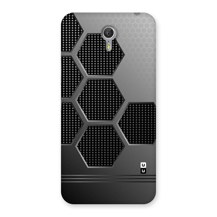 Grey Black Hexa Back Case for Zuk Z1