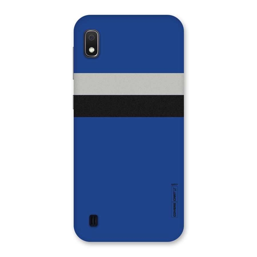 Grey Black Strips Back Case for Galaxy A10