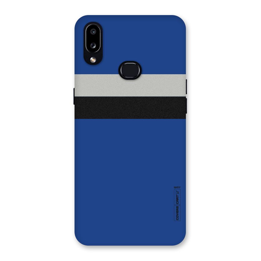 Grey Black Strips Back Case for Galaxy A10s