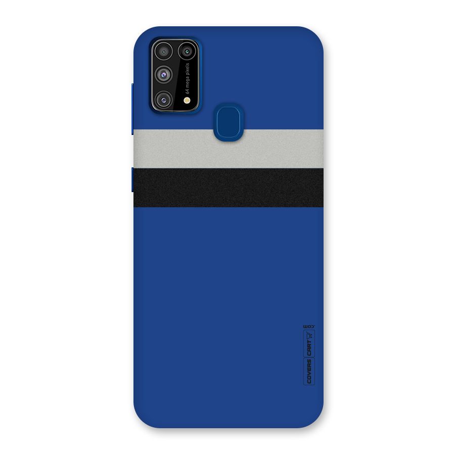 Grey Black Strips Back Case for Galaxy F41