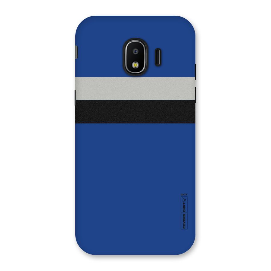 Grey Black Strips Back Case for Galaxy J2 Pro 2018