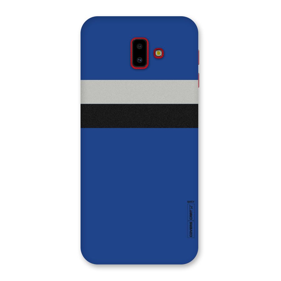 Grey Black Strips Back Case for Galaxy J6 Plus