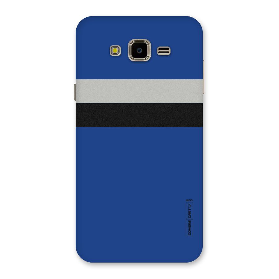 Grey Black Strips Back Case for Galaxy J7 Nxt