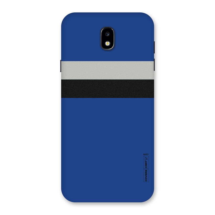 Grey Black Strips Back Case for Galaxy J7 Pro