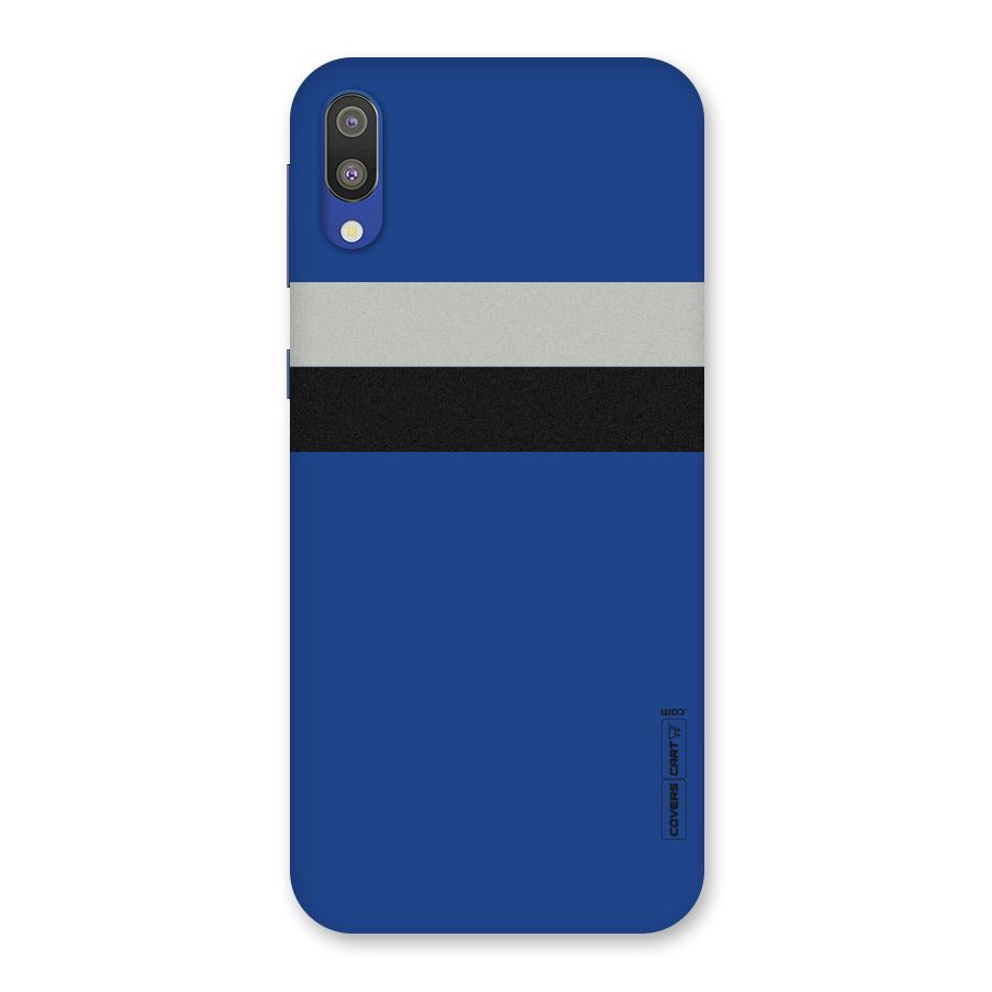 Grey Black Strips Back Case for Galaxy M10