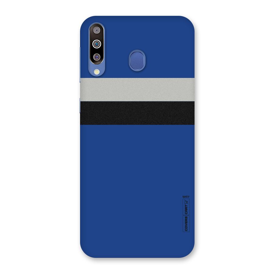 Grey Black Strips Back Case for Galaxy M30