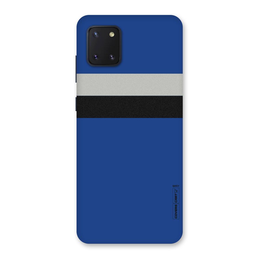 Grey Black Strips Back Case for Galaxy Note 10 Lite