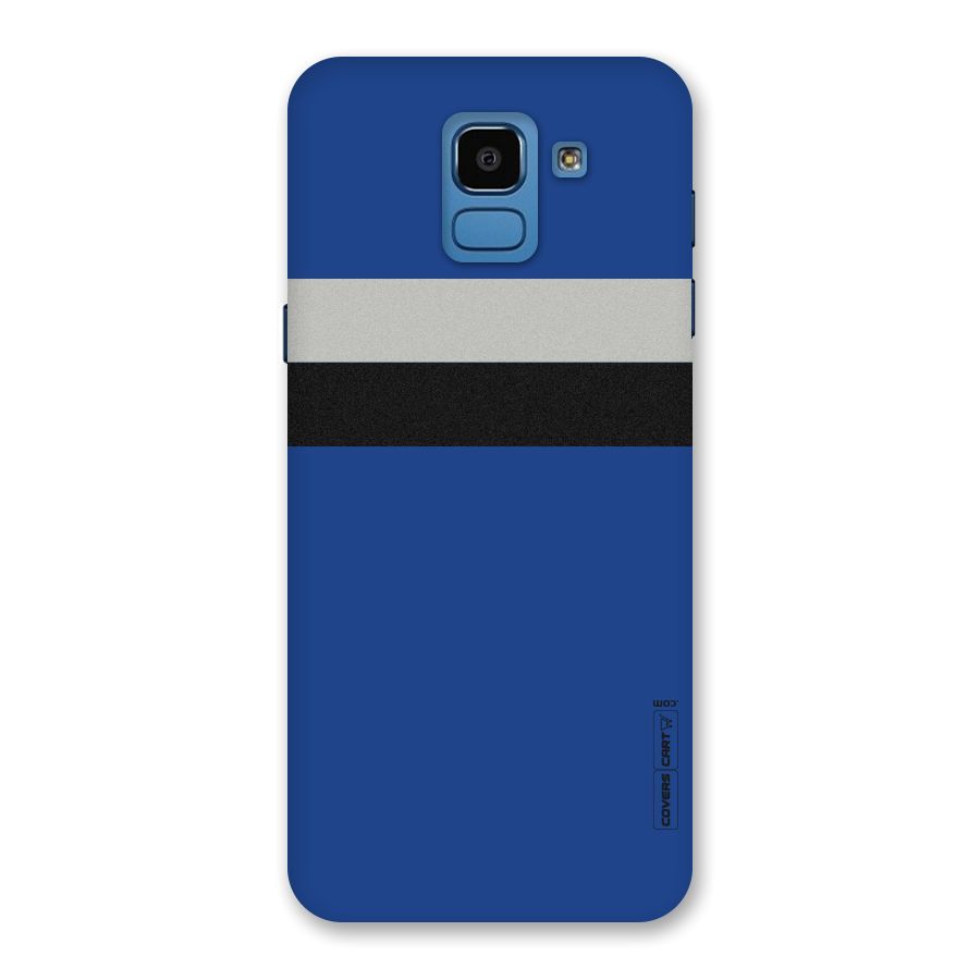 Grey Black Strips Back Case for Galaxy On6