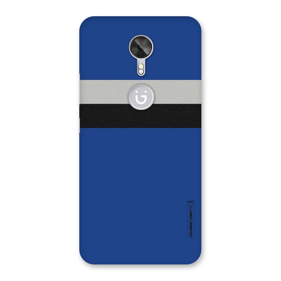 Grey Black Strips Back Case for Gionee A1
