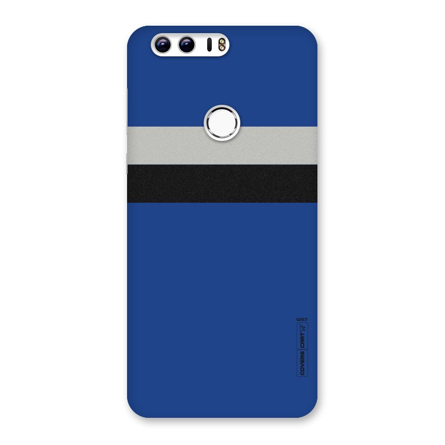 Grey Black Strips Back Case for Honor 8