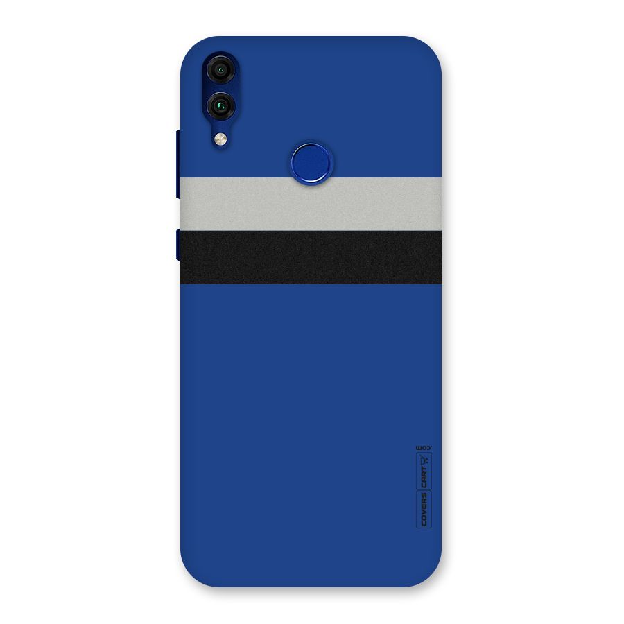 Grey Black Strips Back Case for Honor 8C