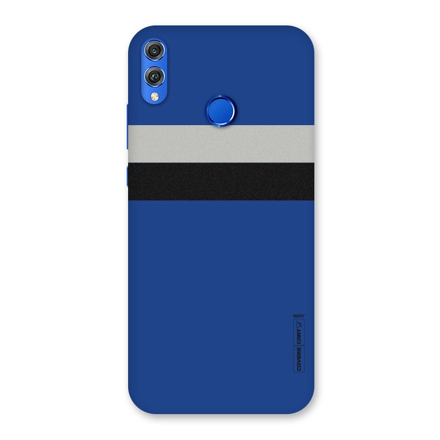 Grey Black Strips Back Case for Honor 8X