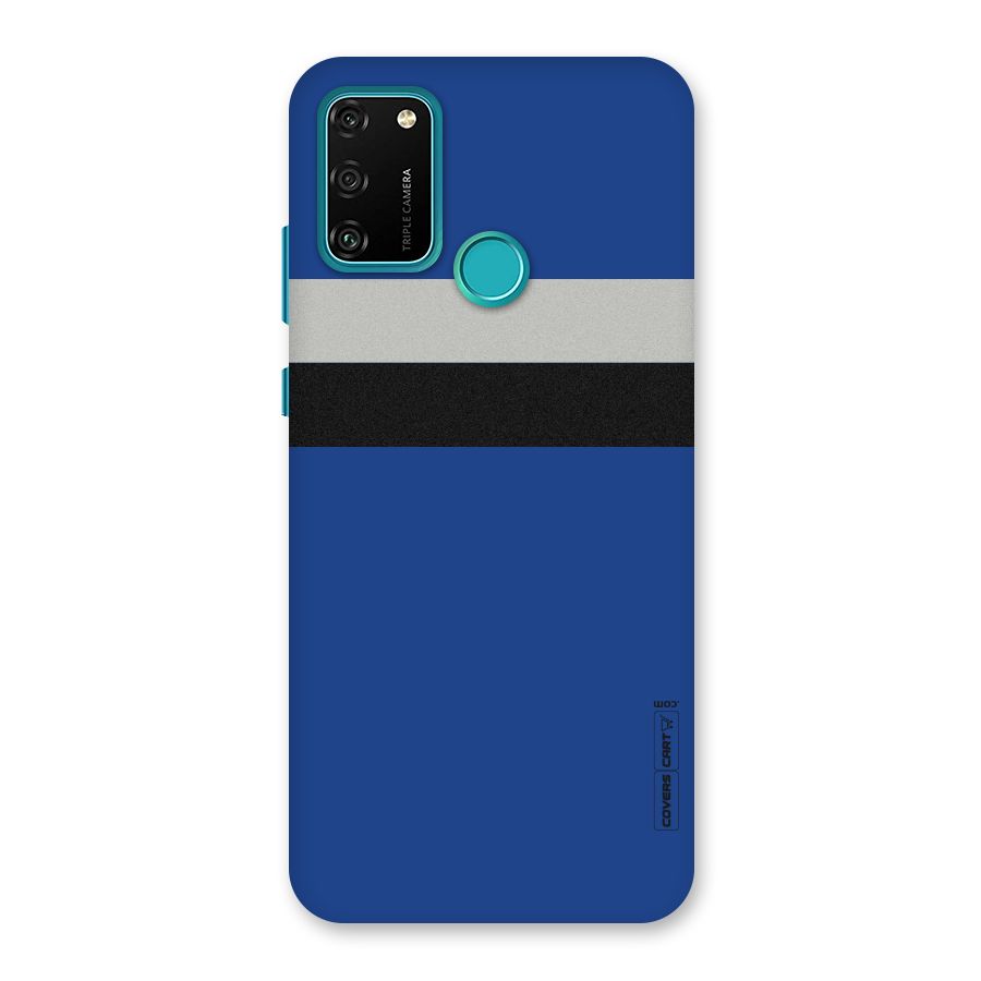 Grey Black Strips Back Case for Honor 9A