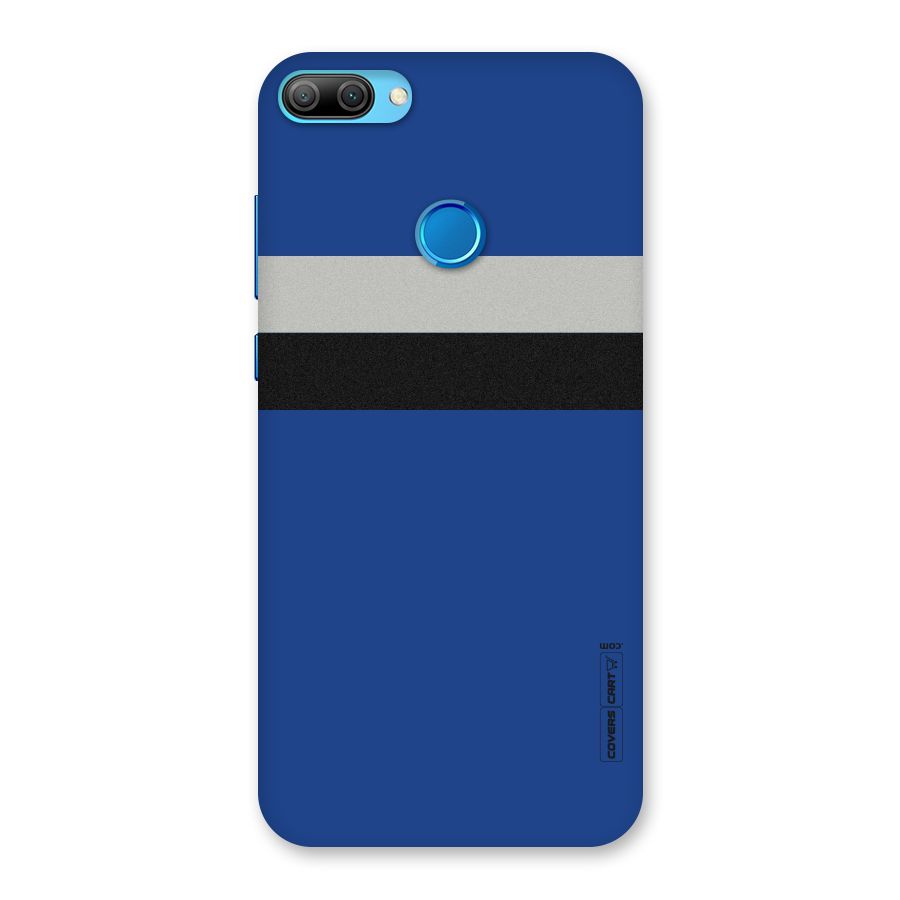 Grey Black Strips Back Case for Honor 9N