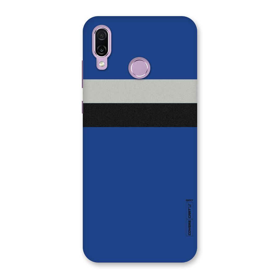 Grey Black Strips Back Case for Honor Play