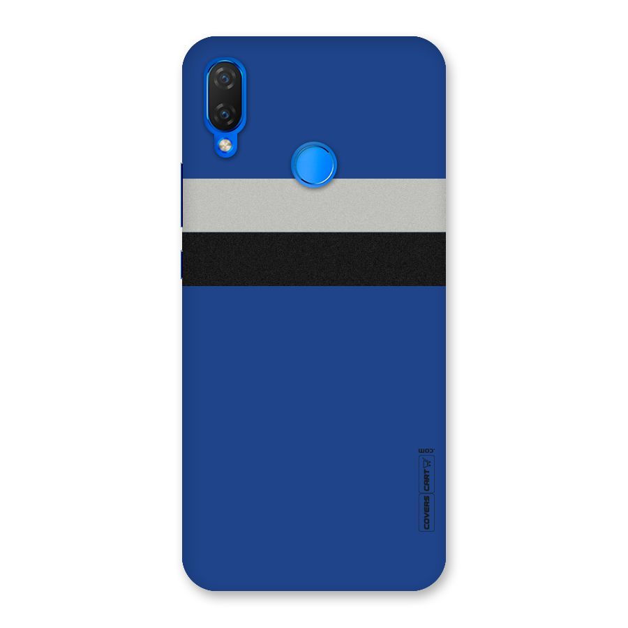 Grey Black Strips Back Case for Huawei P Smart+