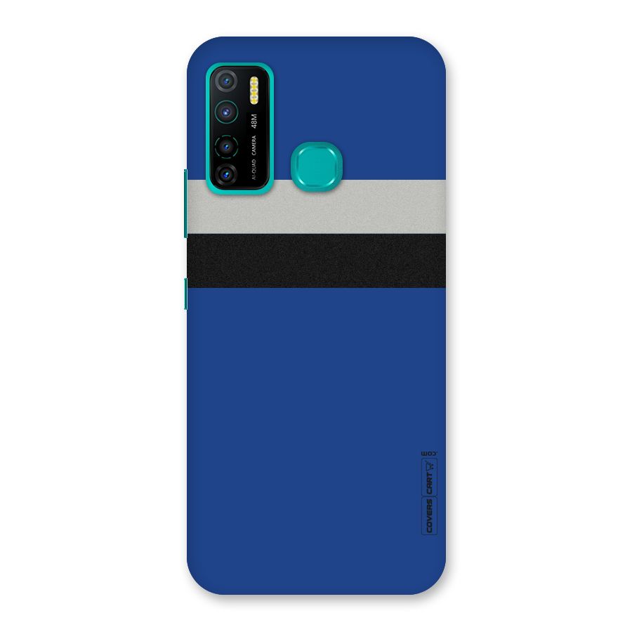 Grey Black Strips Back Case for Infinix Hot 9 Pro