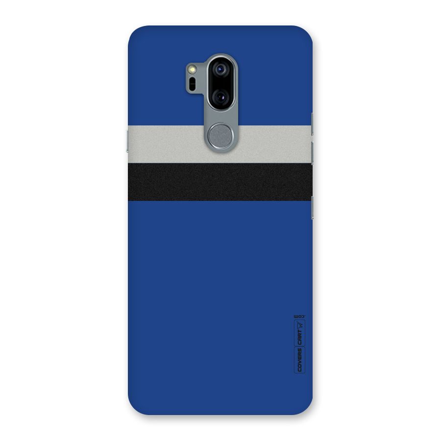 Grey Black Strips Back Case for LG G7