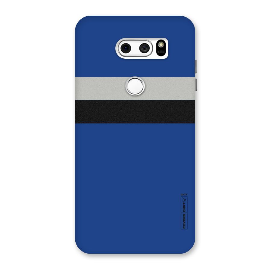 Grey Black Strips Back Case for LG V30