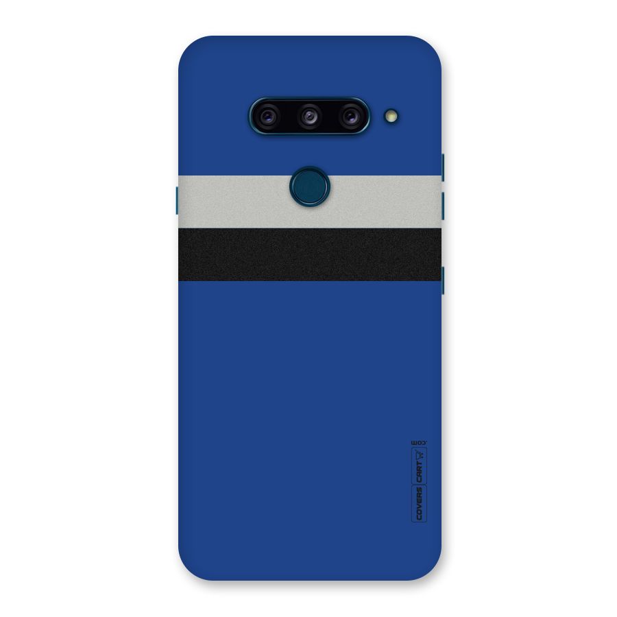 Grey Black Strips Back Case for LG  V40 ThinQ