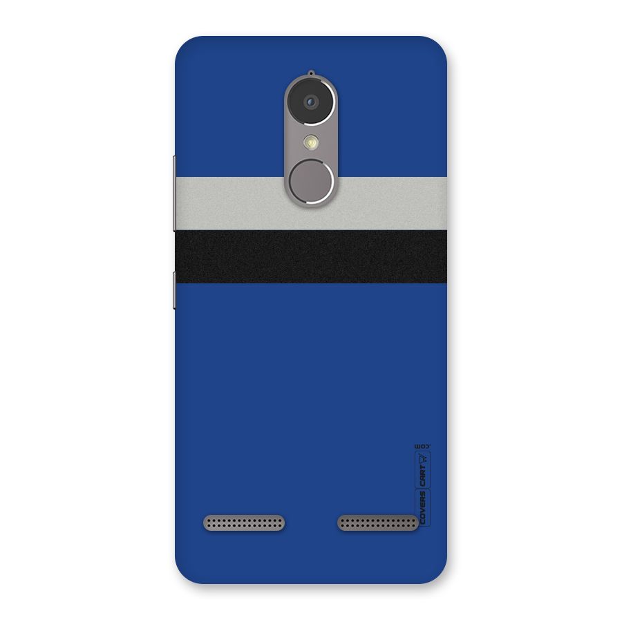 Grey Black Strips Back Case for Lenovo K6 Power