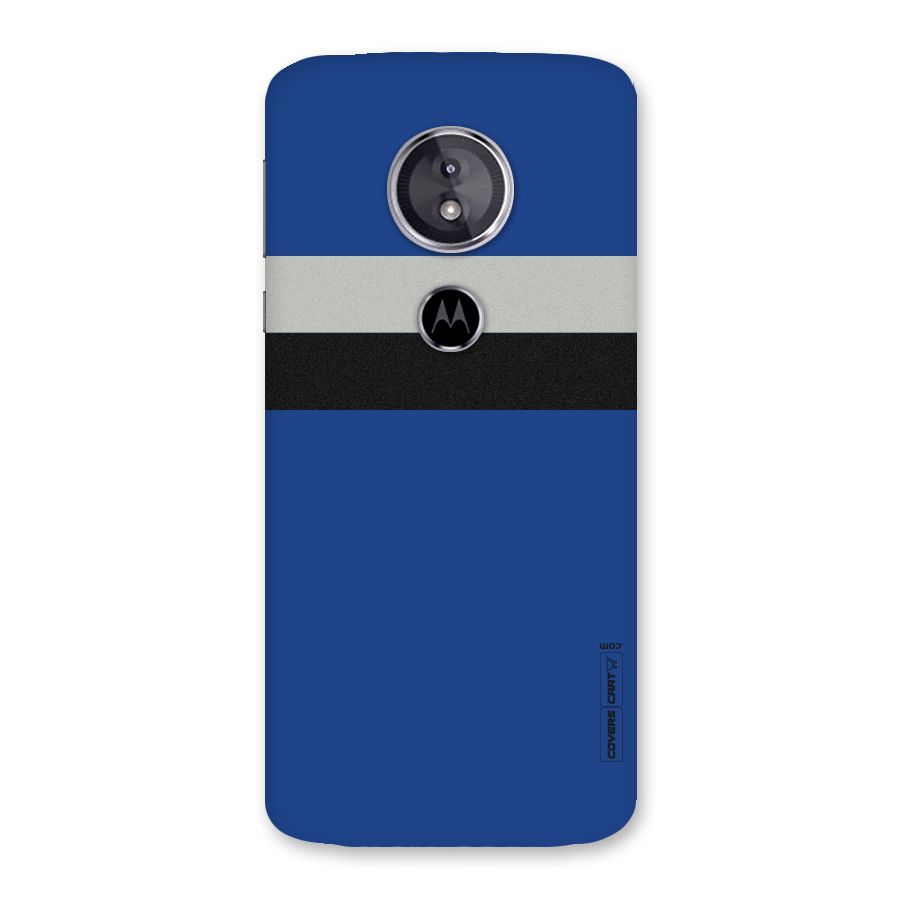 Grey Black Strips Back Case for Moto E5