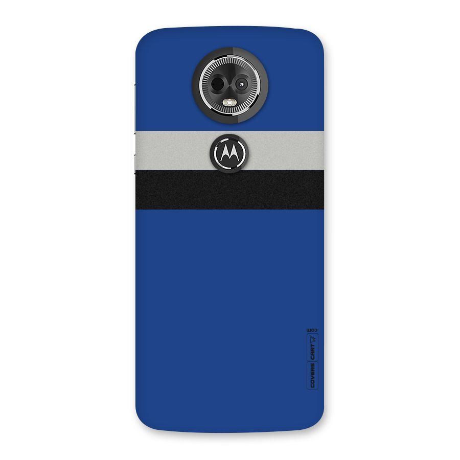 Grey Black Strips Back Case for Moto E5 Plus